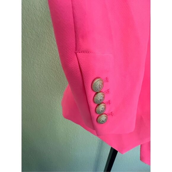 Generation Love Delilah Crepe Blazer in Ultra Pink Size XS - Picture 6 of 8
